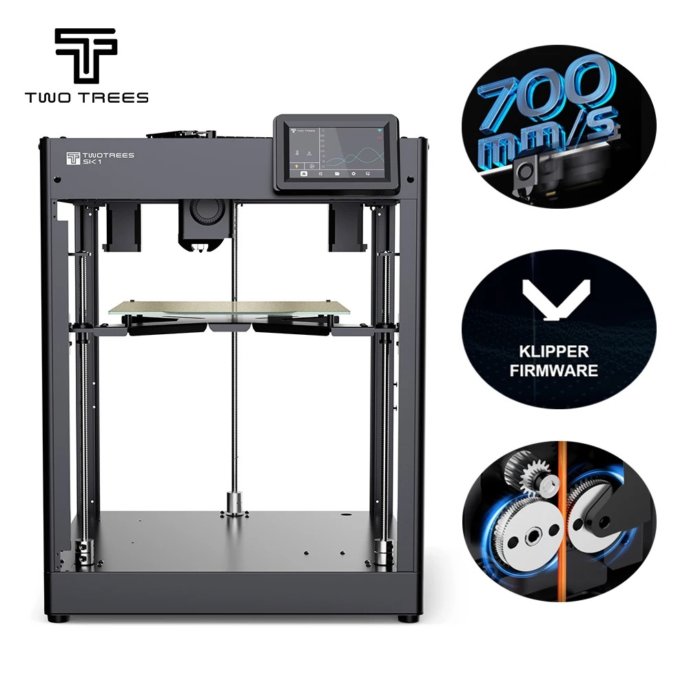 Twotrees SK1 Yüksek Hızlı 3D Y - Corexy 3D Printer Kit incelemesi ve fiyatı